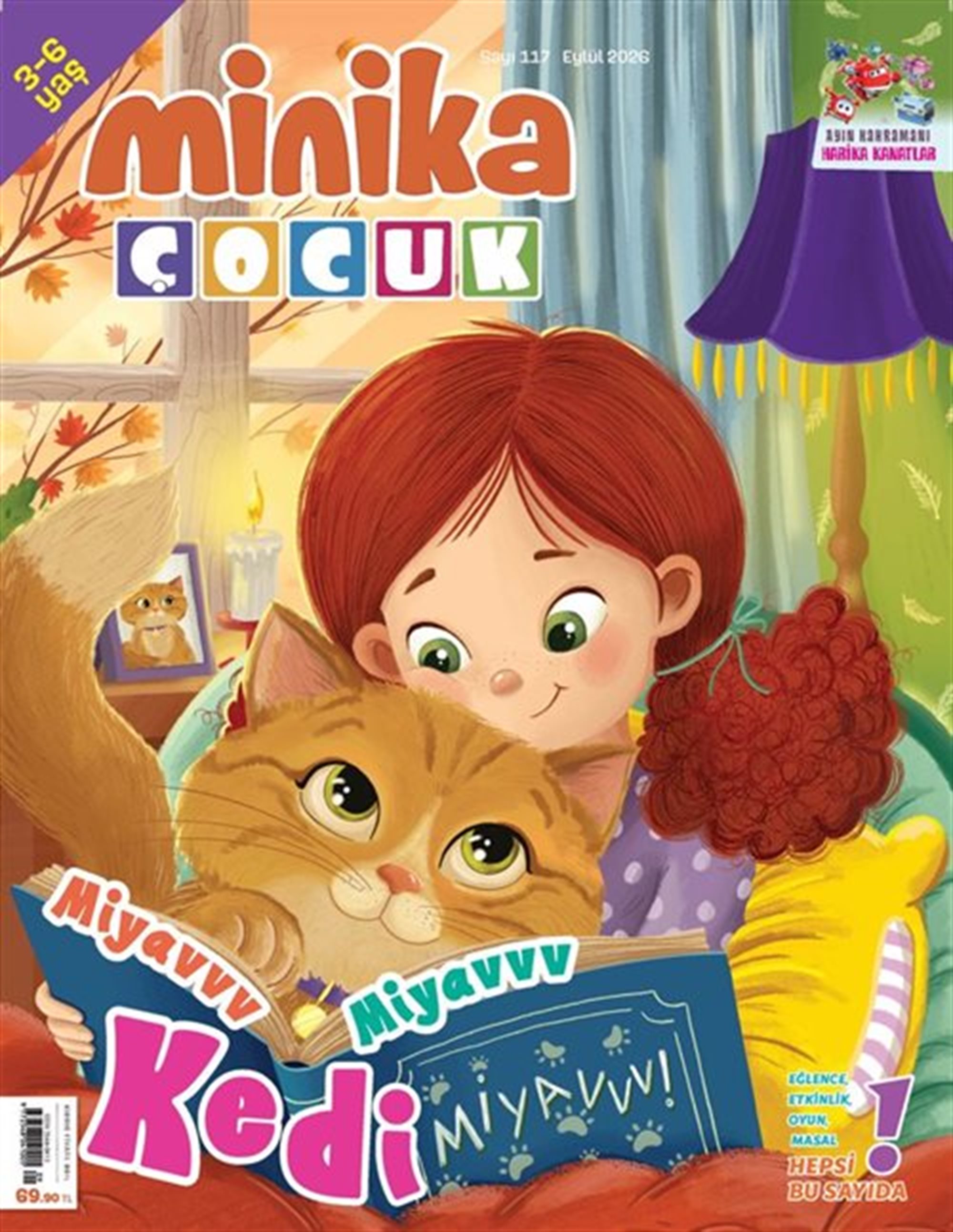 Minika Çocuk Aylık Çocuk Dergisi Sayı:117 Eylül 2026