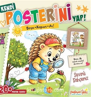 Sevimli Bahçemiz / Kendi Posterini Yap Boya Kopart As