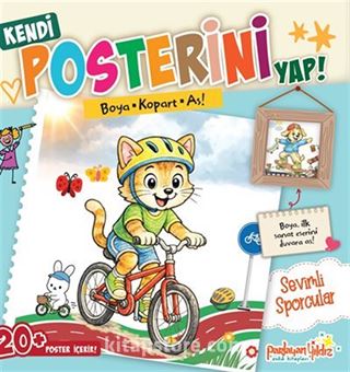 Sevimli Sporcular / Kendi Posterini Yap Boya Kopart As