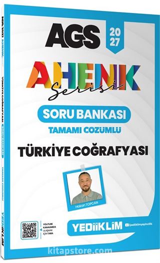 2027 MEB AGS Ahenk Serisi Türkiye Coğrafyası Tamamı Çözümlü Soru Bankası