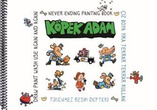 Funny Mat / Tükenmez Resim Defteri Köpek Adam 1