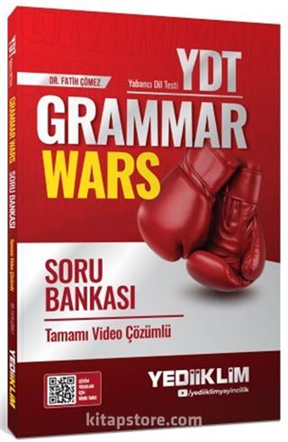 YDT Grammar Wars Tamamı Video Çözümlü Soru Bankası
