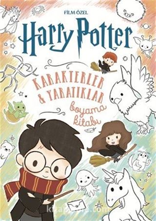 Film Özel Harry Potter Karakterler ve Yaratıklar Boyama Kitabı
