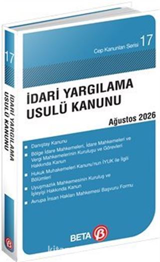 İdari Yargılama Usulü Kanunu / Cep Kanunu Serisi