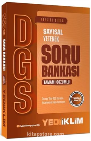 2027 DGS Prestij Serisi Sayısal Yetenek Tamamı Çözümlü Soru Bankası