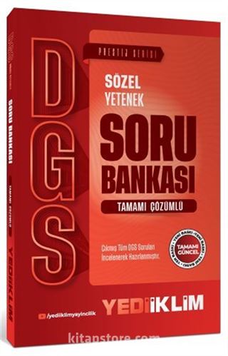 2027 DGS Prestij Serisi Sözel Yetenek Tamamı Çözümlü Soru Bankası