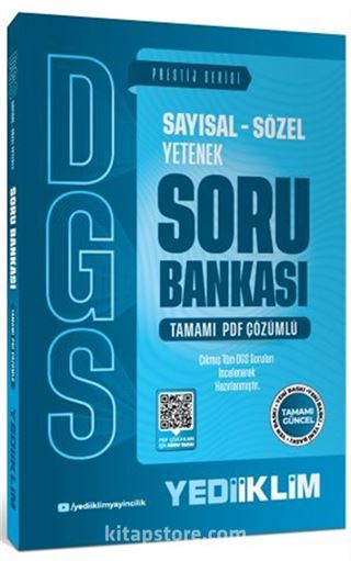 2027 DGS Prestij Serisi Sayısal Sözel Yetenek Tamamı PDF Çözümlü Soru Bankası