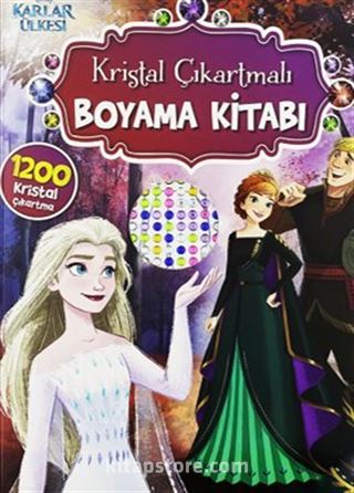 Disney Karlar Ülkesi / Kristal Çıkartmalı Boyama Kitabı