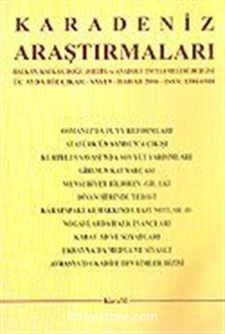 Karadeniz Araştırmaları Sayı: 9 Bahar 2006