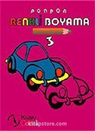 3. Ponpon Renkli Boyama Kitabı