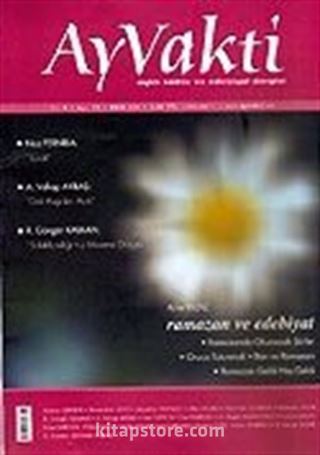 Ayvakti / Sayı:73 Ekim 2006 Aylık Kültür ve Edebiyat Dergisi