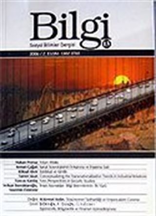 Bilgi Sosyal Bilimler Dergisi Sayı: 13 2006/2