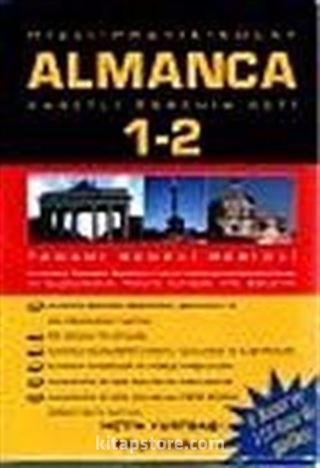 Almanca 1-2 / Kasetli Öğrenim Seti 6 Kaset ve 119 Kart İle Birlikte