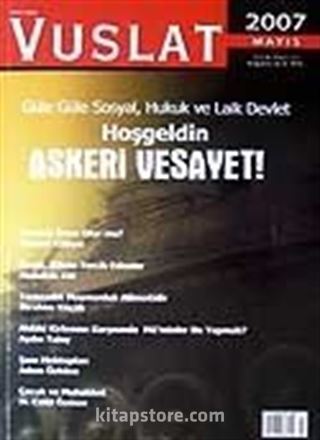 Sayı:71 Mayıs 2007 Aylık Eğitim ve Kültür Dergisi
