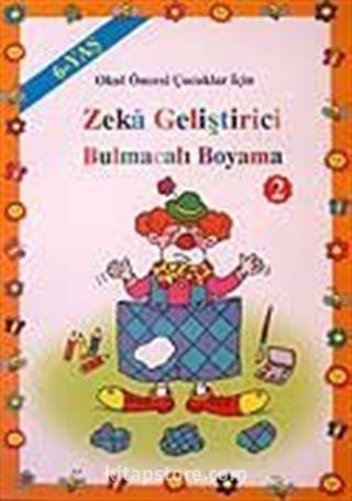 6 Yaş Zeka Geliştirici Bulmacalı Boyama 2