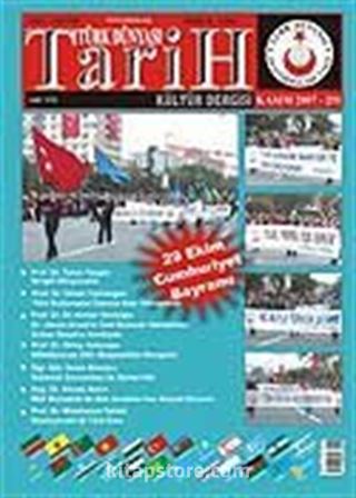 Türk Dünyası Araştırmaları Vakfı Tarih Dergisi Kasım 2007 / sayı:251