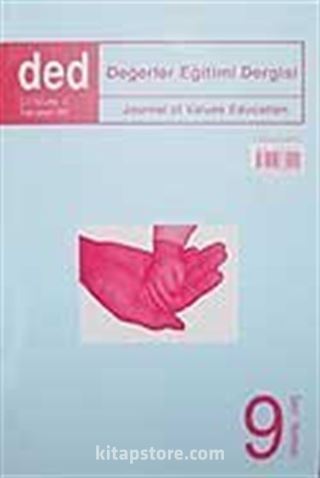 Değerler Eğitimi Dergisi 9. Sayı