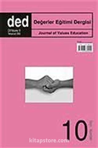 Değerler Eğitimi Dergisi 10. Sayı
