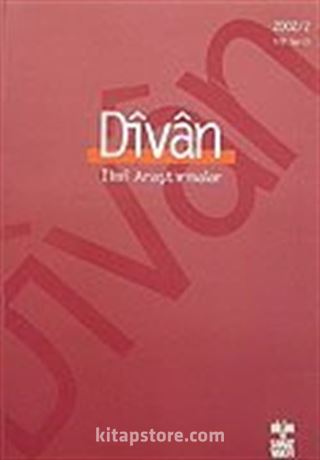 Divan/ İlmi Araştırmalar Sayı:13/Yıl:7/2002/2